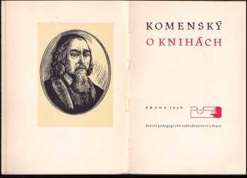 Jan Amos Komenský: Komenský o knihách