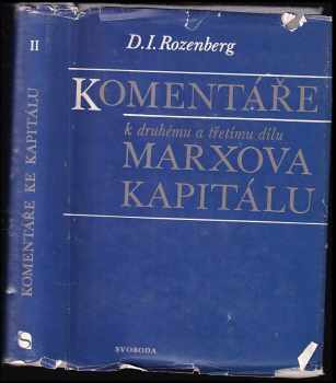 David Iochelevič Rozenberg: Komentáře k druhému a třetímu dílu Marxova Kapitálu