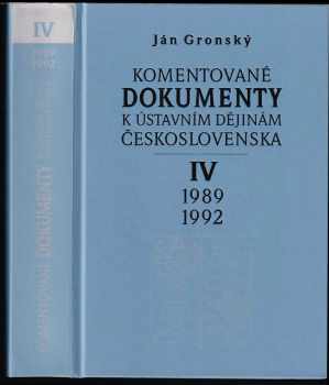 Komentované dokumenty k ústavním dějinám Československa