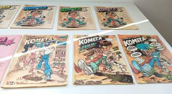 Jaroslav Foglar: Kometa 1 - 14 - Obrázkové seriály pro chlapce a děvčata + Letící komixová kometa - ILUSTRACE KÁJA SAUDEK