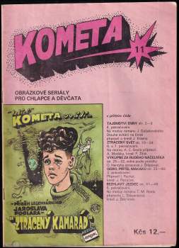 Jaroslav Foglar: Kometa 11, Obrázkové seriály pro chlapce a děvčata