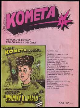 Jaroslav Foglar: Kometa 11, Obrázkové seriály pro chlapce a děvčata