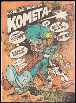 Kometa 14, Letící komixová kometa