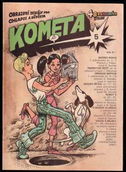 Kometa 5 - Obrázové seriály pro chlapce a děvčata