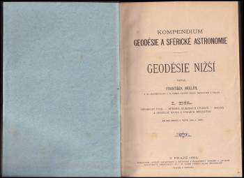 František Müller: Kompendium geodésie a sférické astronomie