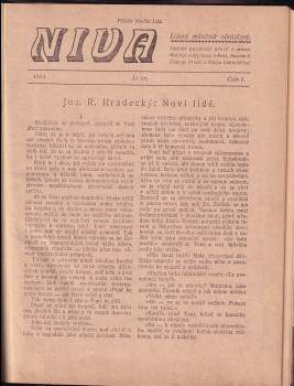 KOMPILÁT DÍLŮ- Niva- měsíční obrázková příloha Nového lidu na rok- 1924- 1926