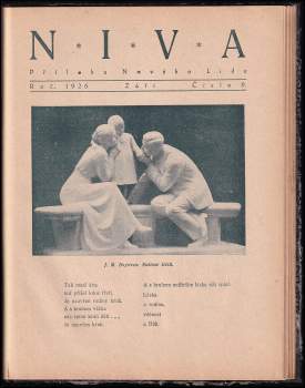 KOMPILÁT DÍLŮ- Niva- měsíční obrázková příloha Nového lidu na rok- 1924- 1926