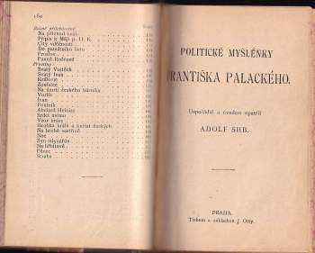 Karel Hynek Mácha: KOMPLET 19. století 3X Básně Karla Hynka Máchy + Politické myšlénky Františka Palackého + Fr. Lad. Čelakovského Ohlasy