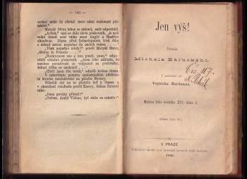 Michał Bałucki: Jen výš! - román