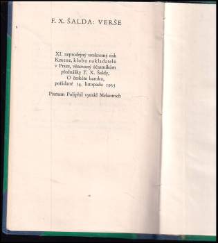 Vladislav Vančura: Zvony mého kraje