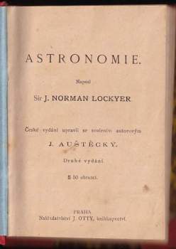 Joseph Norman Lockyer: Astronomie
