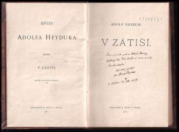 Jaroslav Vrchlický: KOMPLET 3X Česká literatura : V zátiší + Selské písně a české znělky + Hlasy v poušti