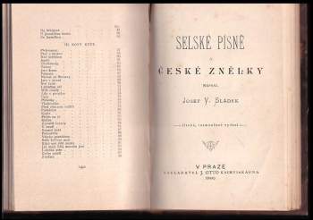 Jaroslav Vrchlický: KOMPLET 3X Česká literatura : V zátiší + Selské písně a české znělky + Hlasy v poušti