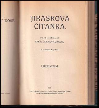 Alois Jirásek: Jiráskova čítanka