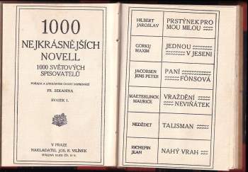 Maksim Gor‘kij: 1000 nejkrásnějších novell 1000 světových spisovatelů