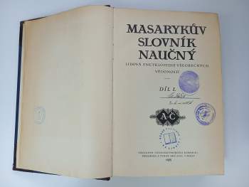 KOMPLET 7X Masarykův slovník naučný díly 1-7