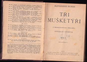 Alexandre Dumas: KOMPLET Alexandre Dumas 2X Tři mušketýři + Tři mušketýři