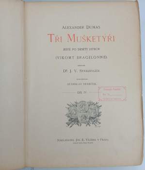 Alexandre Dumas: KOMPLET Alexandre Dumas 8X Tři mušketýři 1+2  Tři mušketýři po dvaceti letech 1+2 + Tři mušketýři ještě po deseti letech 1-4