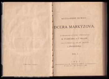 Alexandre Dumas: Dcera markýzova