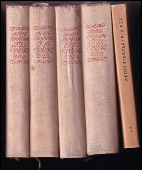 KOMPLET Alois Jirásek F.L. Věk 1-5 RŮZNÁ VYDÁNÍ