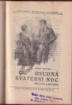 Anny Mahn: Osudná svatební noc
