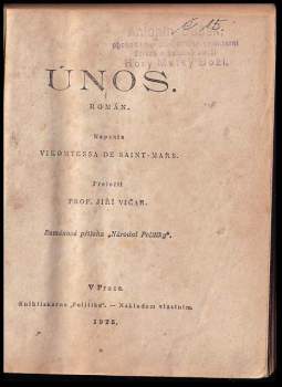 Gabrielle Anne Cisterne de Courtiras de Saint-Mars: Únos