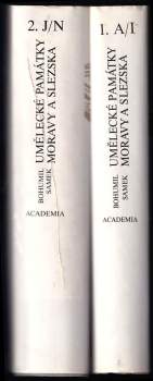 KOMPLET Bohumil Samek 2X Umělecké památky Moravy a Slezska + Umělecké památky Moravy a Slezska