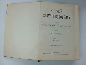 Český slovník bohovědný