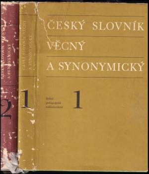 Jiří Haller: KOMPLET Český slovník věcný a synonymický I. + II. díl
