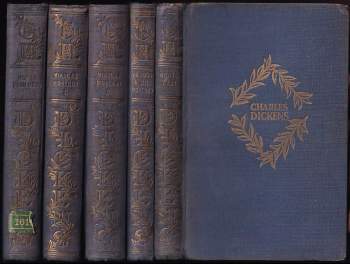 KOMPLET Charles Dickens 5X Román dvou měst + Mikuláš Nickleby + Mikuláš Nickleby + Vánoční povídky + Kruté časy