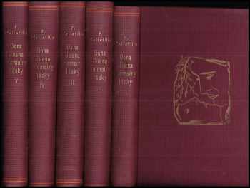 KOMPLET Dona Juana Memoiry lásky I. - V.  TOYEN - Jean Pierre Félicien Mallefille (1912, Alois Hynek) - ID: 589622