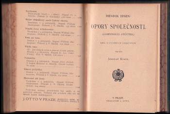 Henrik Ibsen: KOMPLET Dramatická díla Henrik Ibsen 3X Nápadníci trůnu + Spolek mladých + Opory společnosti - SVÁZANÉ DO JEDNOHO SVAZKU