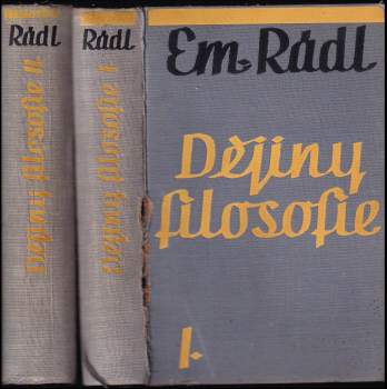 Emanuel Rádl: Dějiny filosofie