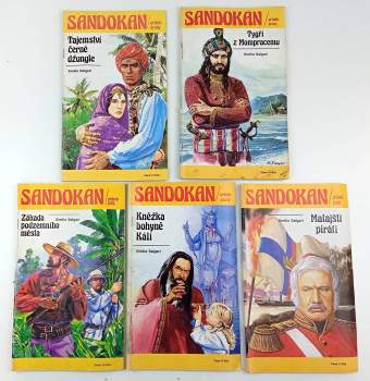 KOMPLET Emilio Salgari  Sandokan 1-5