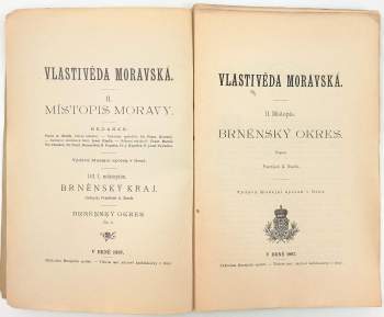 František Augustin Slavík: Vlastivěda moravská