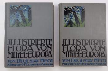 Gustav Hegi: KOMPLET Gustav Hegi 2X Illustrierte Flora von Mittel-Europa Band IV 1+2
