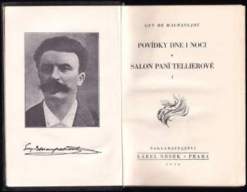 Guy de Maupassant: Petr a Jan ; Salon paní Tellierové