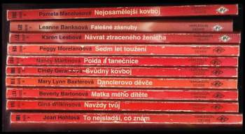 KOMPLET Harlekýnky 10X Nejosamělejší kovboj + Falešné zásnuby + Návrat ztraceného ženicha + Sedm let toužení + Polda a tanečnice + Svůdný kovboj + Danclerovo děvče + Matka mého dítěte + Navždy tvůj + To nejsladší, co znám