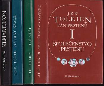 KOMPLET J. R. R Tolkien Společenstvo prstenu + Dvě věže + Návrat krále + Silmarillion