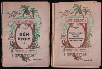 Jack London: KOMPLET Jack London 12X Volání divočiny + V jeskyni mrtvých ; Princezna ; Dítě vod ; Na rohoži Makaloa ; Ah Kimovy slzy + Dům pýchy + Tasmanovy želvy a jiné povídky + V noci zrozená ; Šílenství Johna Harneda ; Když svět byl ještě mlád ; Dobrodiní při pochybách ; Okřídlené lupičství ; Zabití člověka + Necita + Povídky jižních moří + Když bůh se směje a jiné příběhy + Smoke a Shorty + Smoke Bellew + Bůh jeho otců + Děti severu