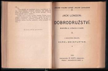 Jack London: Rudý postrach ; Coura ; Jako Argus dávných dob