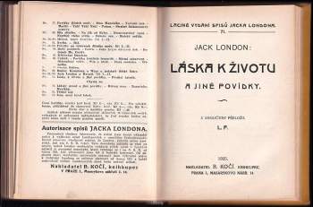 Jack London: KOMPLET Jack London 7X Bůh jeho otců + Lidský proud a jiné povídky + Hříšná žena. Znaménko + Mexikán + Povídky jižních moří + Láska k životu a jiné povídky + Pěstitel žaludů - V JEDNOM SVAZKU