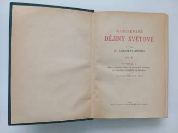 Jaroslav Kosina: Ilustrované dějiny světové