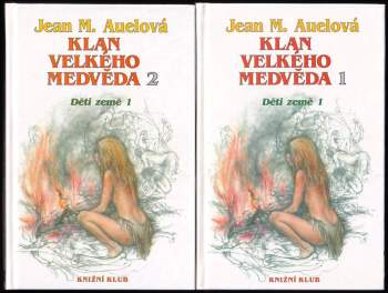 Jean Marie Auel: KOMPLET Jean Marie Auel 6X Děti země Klan velkého medvěda 1+2 + Údolí plavých koní 1+2 + O lovců mamutů 1+2