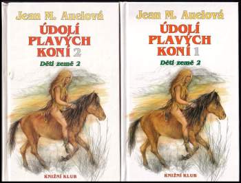 Jean Marie Auel: KOMPLET Jean Marie Auel 6X Děti země Klan velkého medvěda 1+2 + Údolí plavých koní 1+2 + O lovců mamutů 1+2