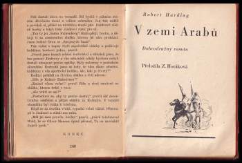 Robert C Harding: KOMPLET Jindra na stopě + V zemi Arabů
