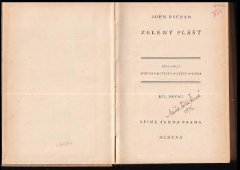 John Buchan: KOMPLET John Buchan 2X Zelený plášť + Zelený plášť