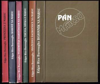 KOMPLET John Carter, pán Marsu: Princezna z Marsu + Bohové na Marsu + Pozemšťan vojevůdcem na Marsu + Thuvia, dívka z Marsu + Vražedná šachovnice na Marsu + Bojovník na Marsu