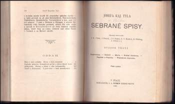 Josef Kajetán Tyl: KOMPLET Josef Kajetán Tyl - Sebrané spisy : díl 1-6