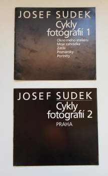 KOMPLET Josef Sudek - Cykly fotografií 1 + 2